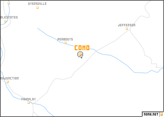 map of Como