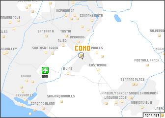 map of Como