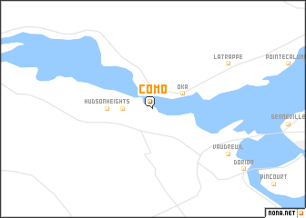 map of Como