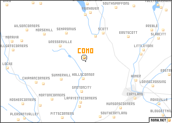 map of Como