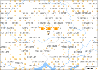 map of Compagnon