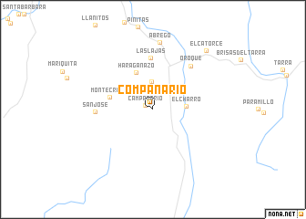 map of Companario