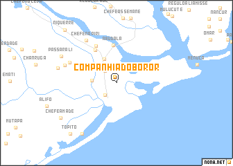 map of Companhia do Boror
