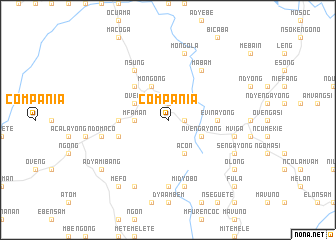 map of Compañía