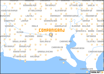 map of Companiganj