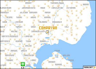 map of Compayan