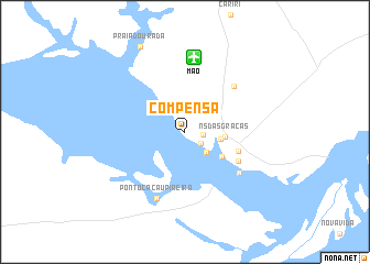 map of Compensa