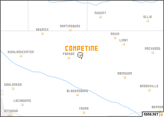 map of Competine