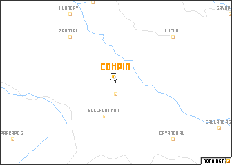 map of Compín