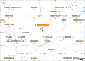 map of Compione