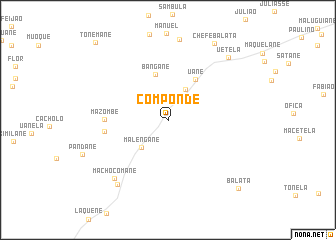 map of Componde