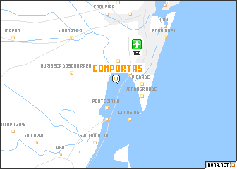 map of Comportas