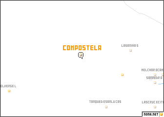 map of Compostela