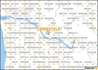 map of Compostela