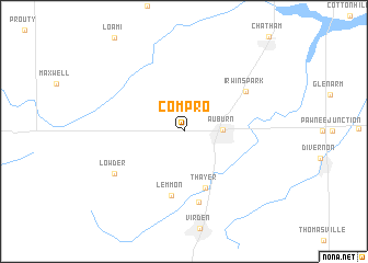 map of Compro