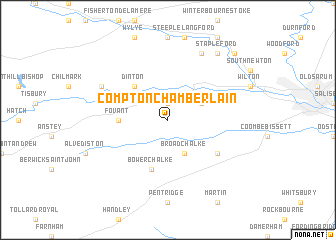 map of Compton Chamberlain