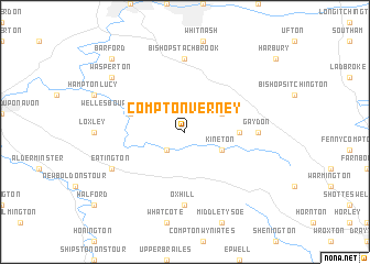 map of Compton Verney