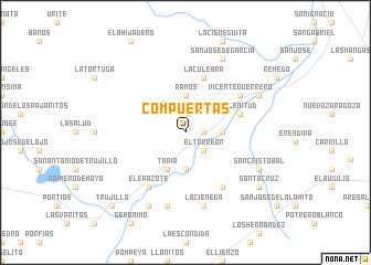 map of Compuertas