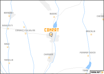 map of Comrat