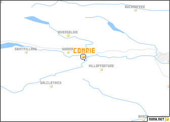 map of Comrie