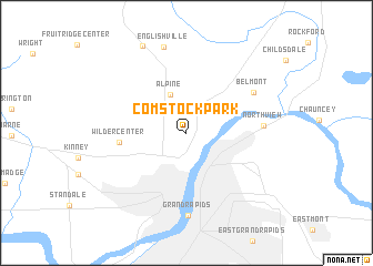 map of Comstock Park