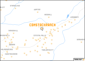 map of Comstock Ranch