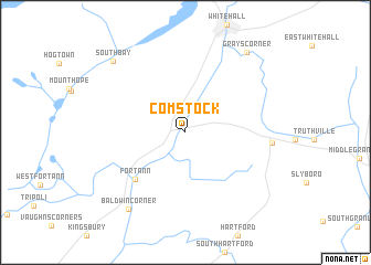 map of Comstock