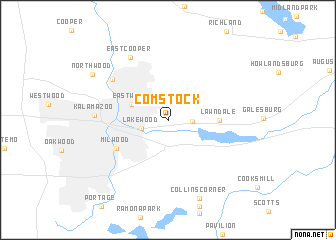 map of Comstock