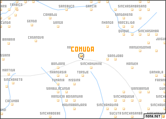 map of Comuda