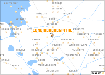 map of Comunidad Hospital