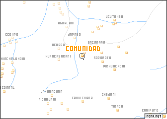 map of Comunidad