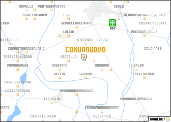 map of Comun Nuovo