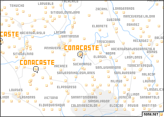 map of Conacaste