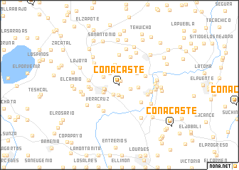 map of Conacaste