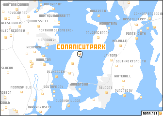 map of Conanicut Park