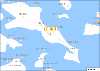 map of Coñao