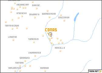 map of Coñas