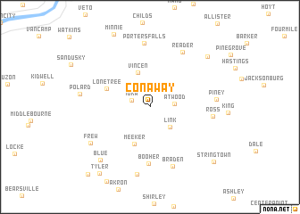 map of Conaway