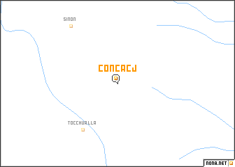map of Concacj