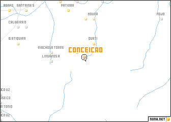 map of Conceição