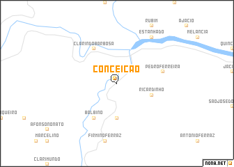 map of Conceição