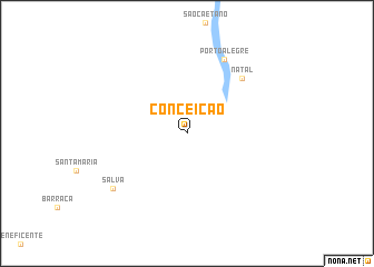 map of Conceição