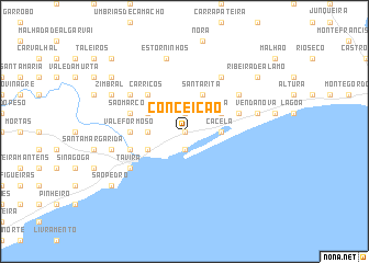 map of Conceição