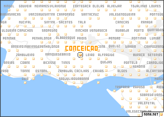 map of Conceição