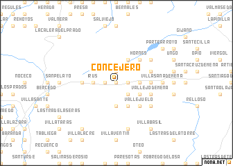 map of Concejero