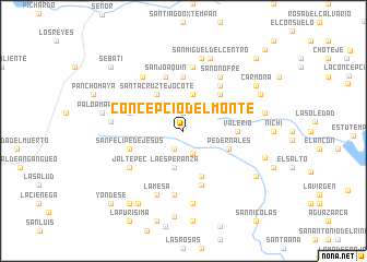 map of Concepció del Monte