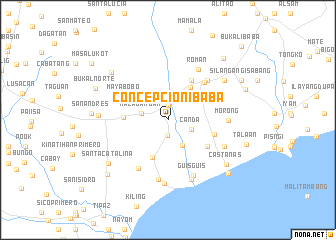 map of Concepcion Ibaba