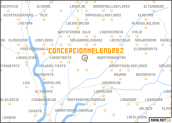 map of Concepción Meléndrez