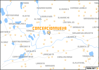 map of Concepción Nueva