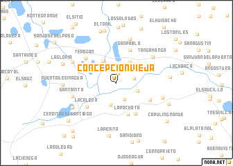 map of Concepción Vieja